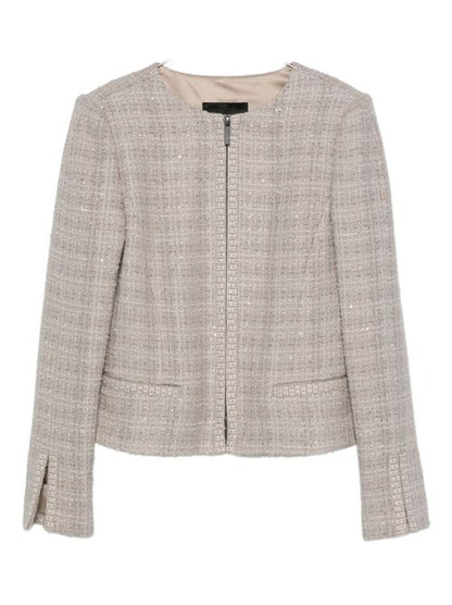 WOOL BLEND BLAZER JACKET