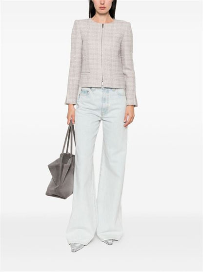 WOOL BLEND BLAZER JACKET
