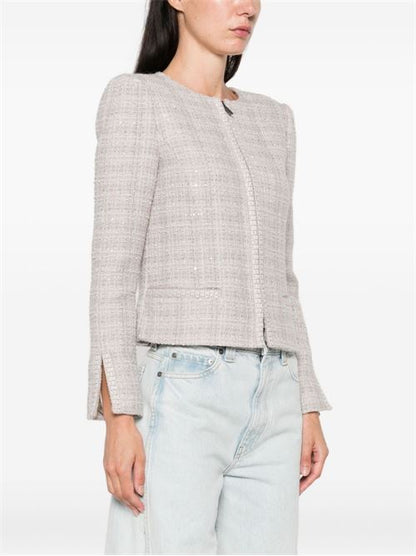 WOOL BLEND BLAZER JACKET