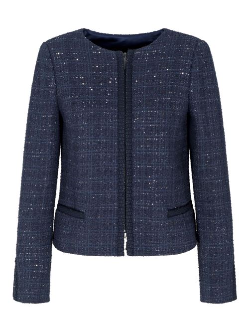 WOOL BLEND BLAZER JACKET