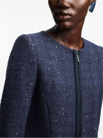 WOOL BLEND BLAZER JACKET