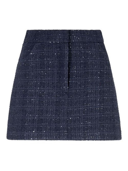 WOOL BLEND MINI SKIRT