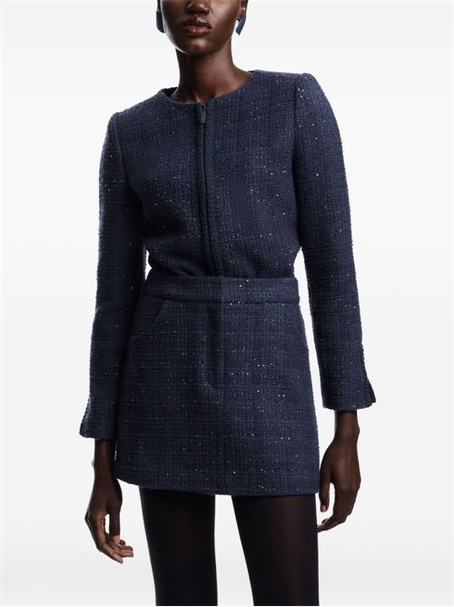 WOOL BLEND MINI SKIRT