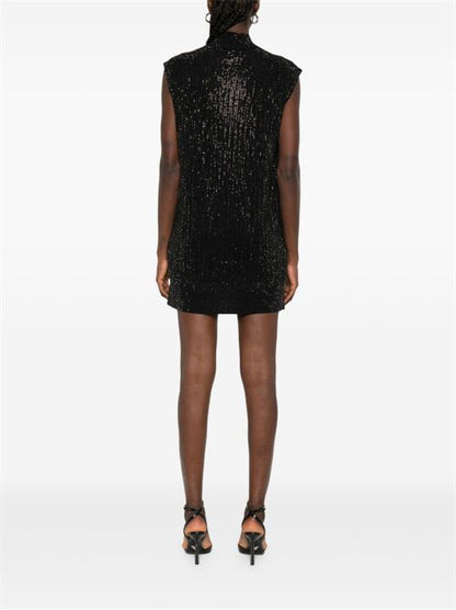 WOOL BLEND MINI DRESS