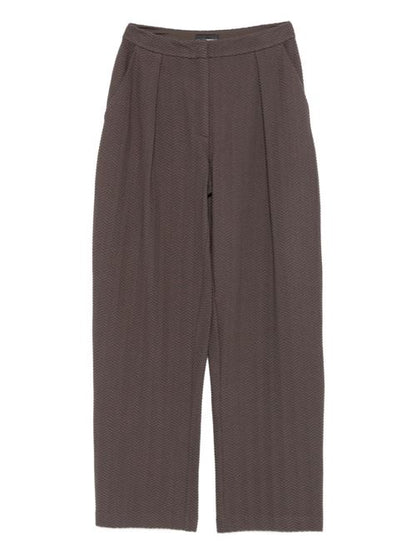 COTTON BLEND TROUSERS