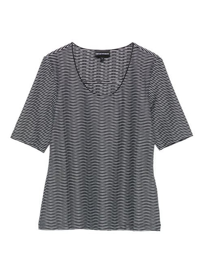 PRINTED CREWNECK TOP