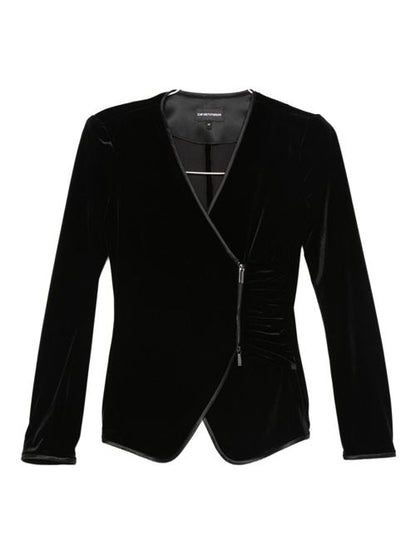 VELVET BLAZER JACKET