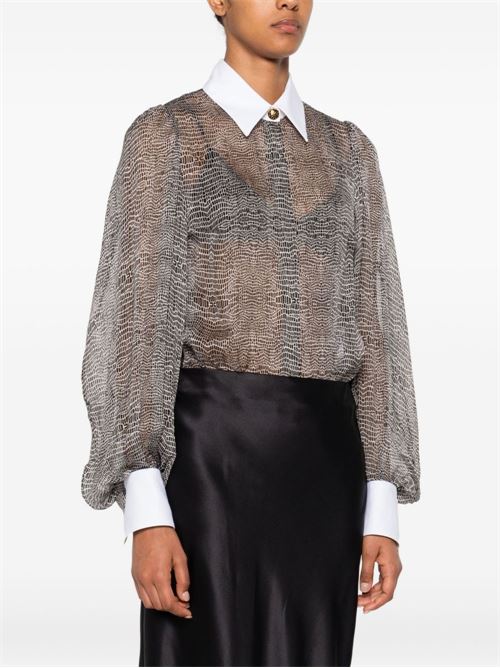 SILK SHIRT BODYSUIT