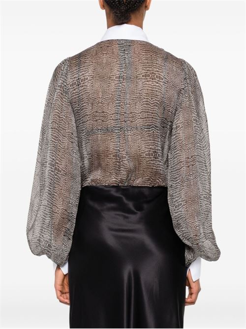 SILK SHIRT BODYSUIT