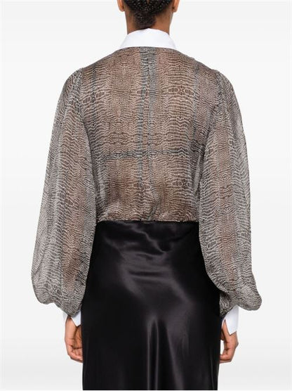 SILK SHIRT BODYSUIT