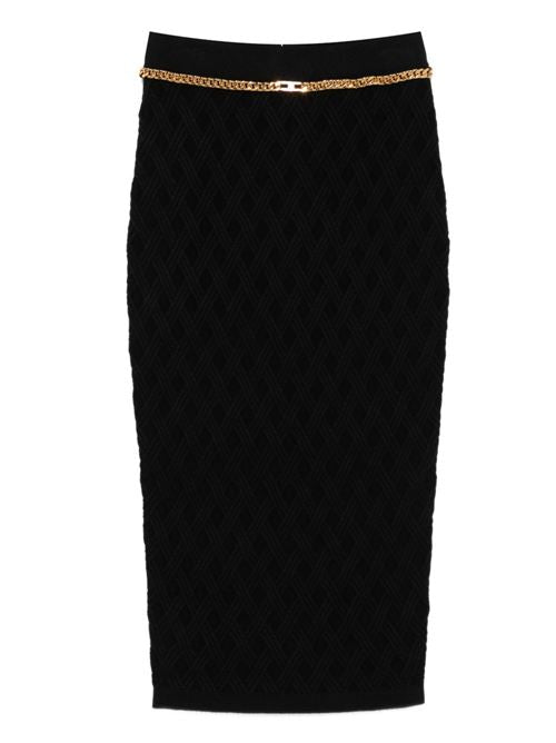 KNITTED MIDI SKIRT