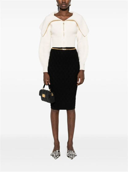 KNITTED MIDI SKIRT