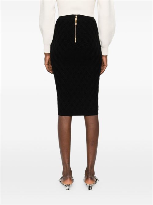 KNITTED MIDI SKIRT