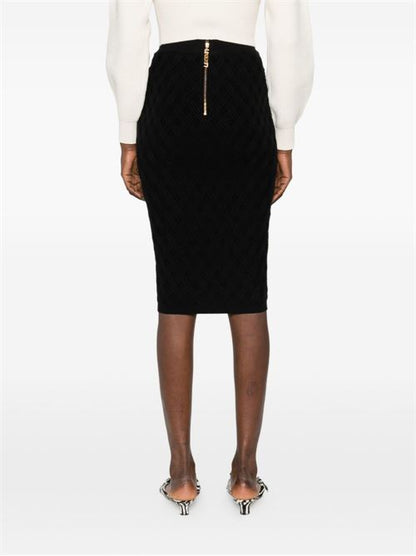 KNITTED MIDI SKIRT