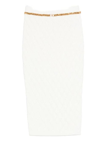 KNITTED MIDI SKIRT
