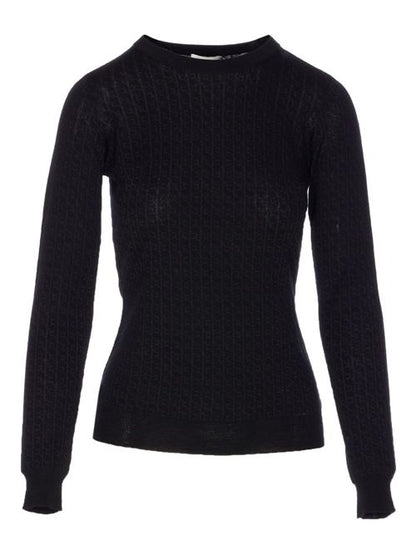 WOOL BLEND CREWNECK SWEATER