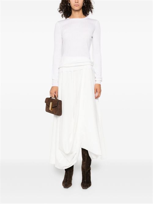 WOOL BLEND CREWNECK SWEATER