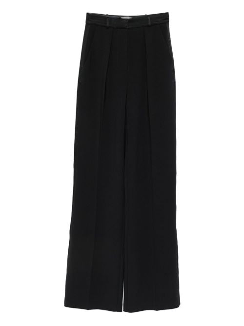 FLARED-LEG TROUSERS