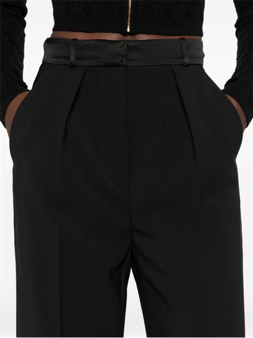 FLARED-LEG TROUSERS