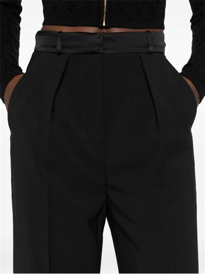 FLARED-LEG TROUSERS