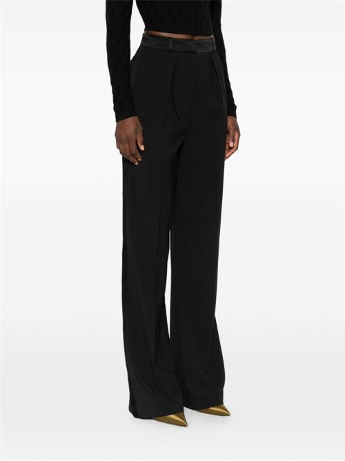 FLARED-LEG TROUSERS