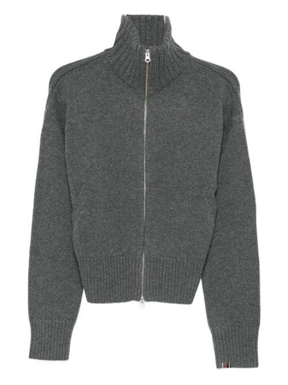 CASHMERE ZIPPED CARDIGAN