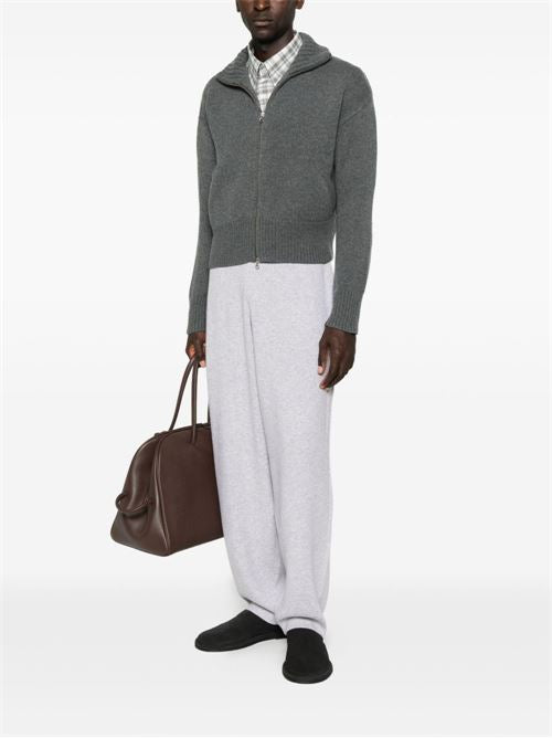 CASHMERE ZIPPED CARDIGAN