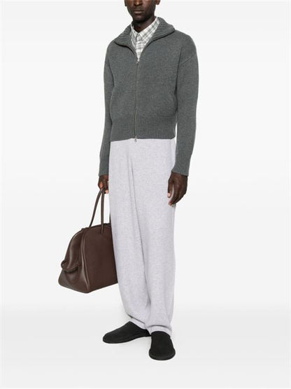CASHMERE ZIPPED CARDIGAN