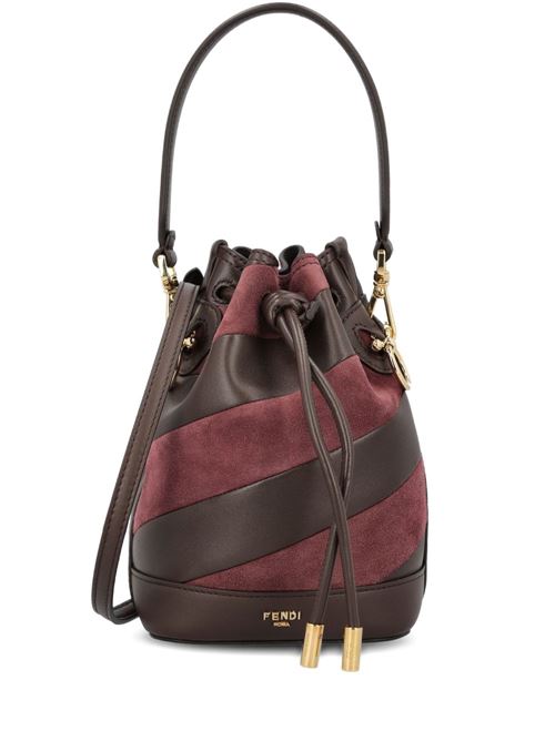 MON TRESOR MINI LEATHER BUCKET BAG