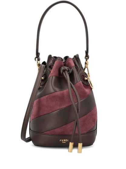 MON TRESOR MINI LEATHER BUCKET BAG