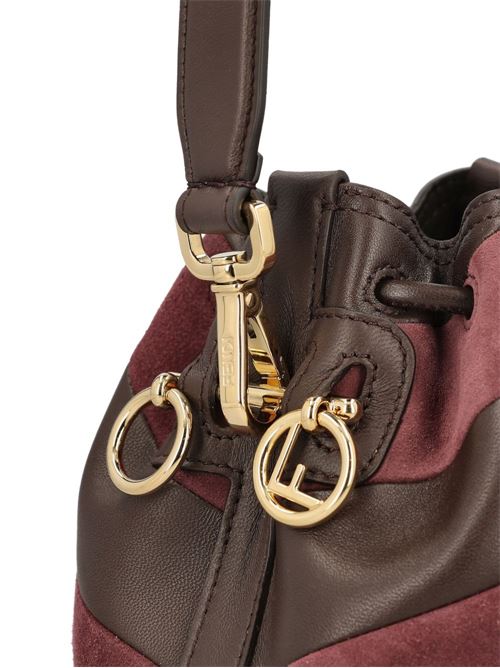 MON TRESOR MINI LEATHER BUCKET BAG