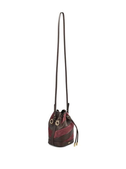 MON TRESOR MINI LEATHER BUCKET BAG