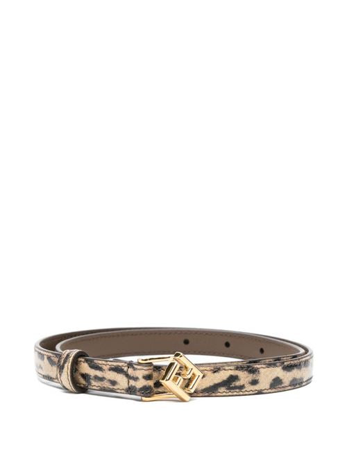 FF DIAMONDS LEATHER BELT