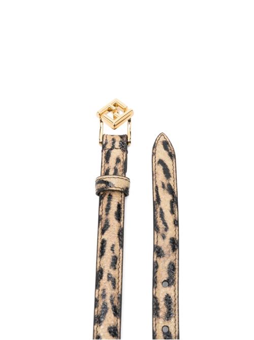 FF DIAMONDS LEATHER BELT