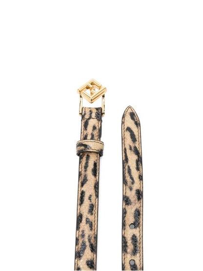 FF DIAMONDS LEATHER BELT