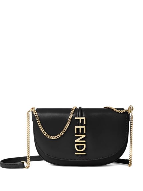 FENDIGRAPHY LEATHER MINI BAG