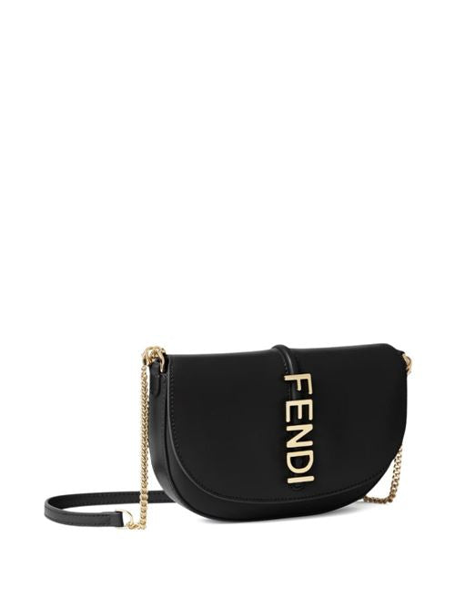 FENDIGRAPHY LEATHER MINI BAG