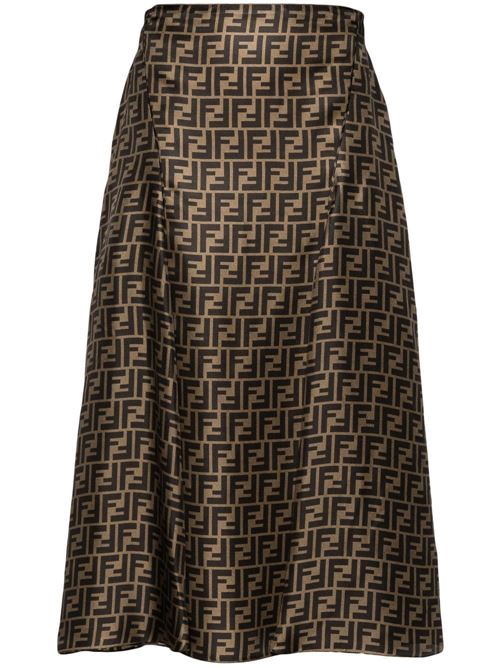 FF SILK MIDI SKIRT