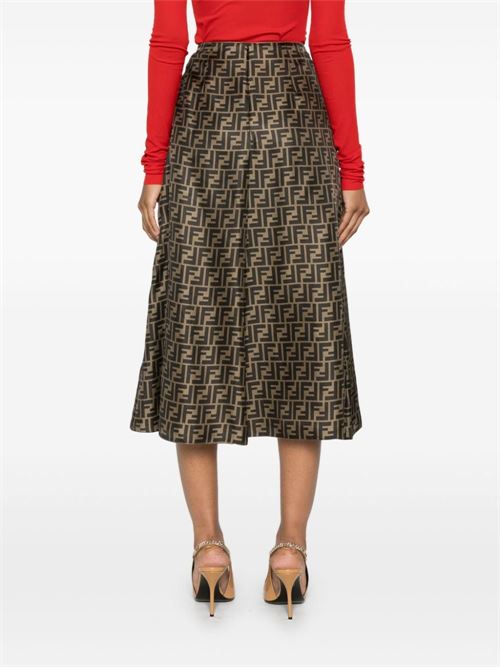FF SILK MIDI SKIRT