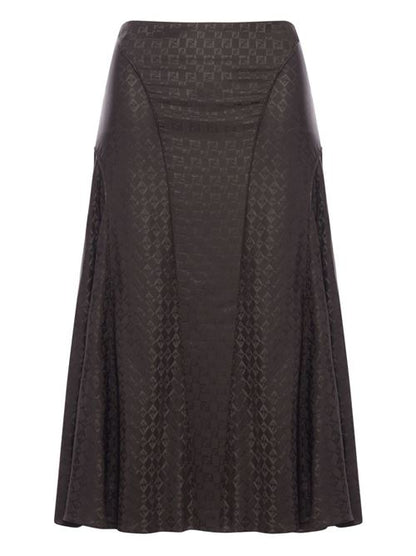 FF JACQUARD SILK SKIRT