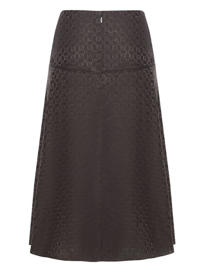 FF JACQUARD SILK SKIRT
