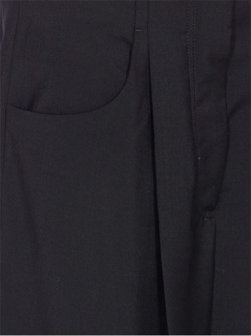 WOOL WIDE-LEG TROUSERS