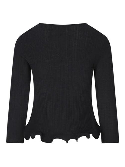 WOOL V-NECKED SWEATER