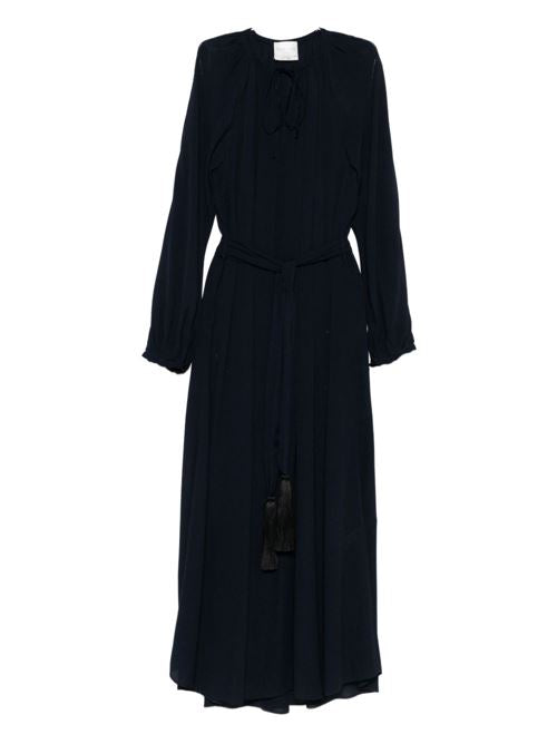 CREPE DE CHINE LONG DRESS