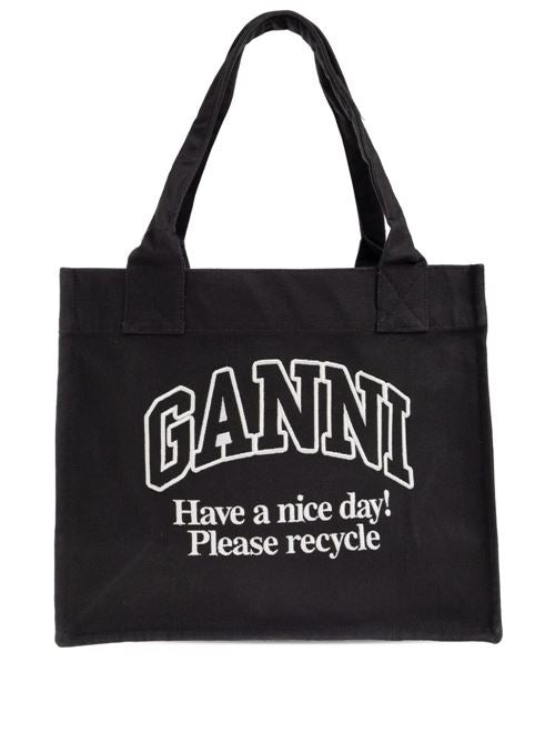 RECYCLED COTTON LARGE TOTE BAG