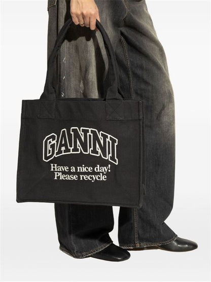 RECYCLED COTTON LARGE TOTE BAG