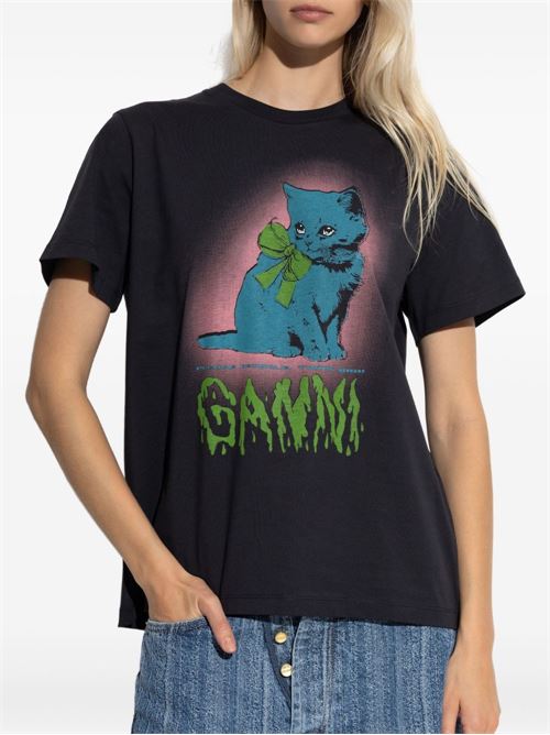 NEON KITTY ORGANIC COTTON T-SHIRT
