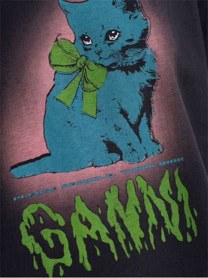 NEON KITTY ORGANIC COTTON T-SHIRT