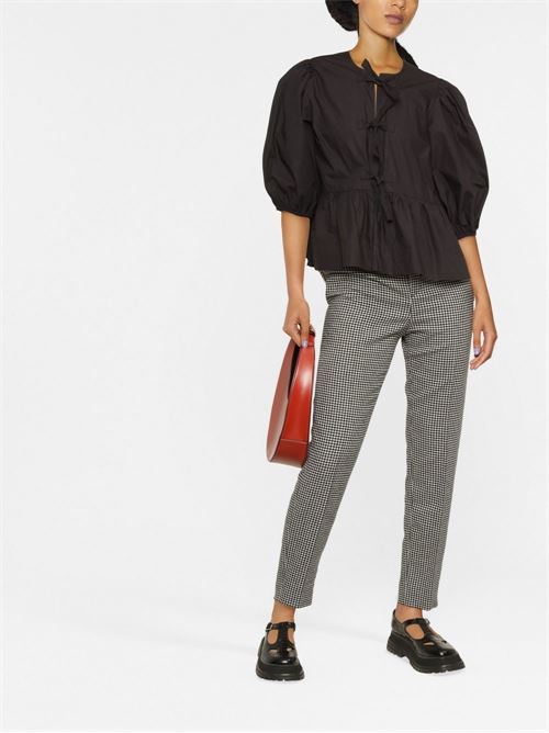COTTON PEPLUM TOP