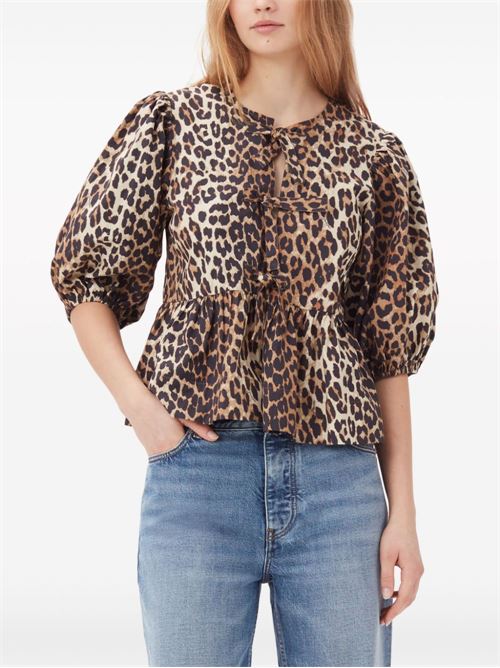 ORGANIC COTTON PEPLUM TOP